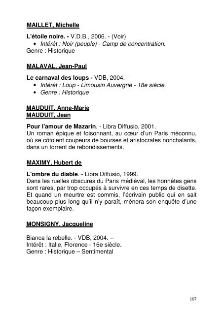 Genre : Terroir