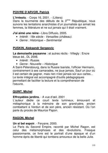 Genre : Terroir