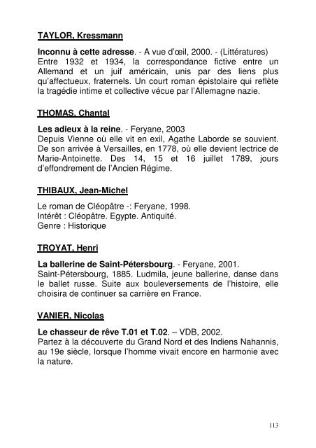 Genre : Terroir