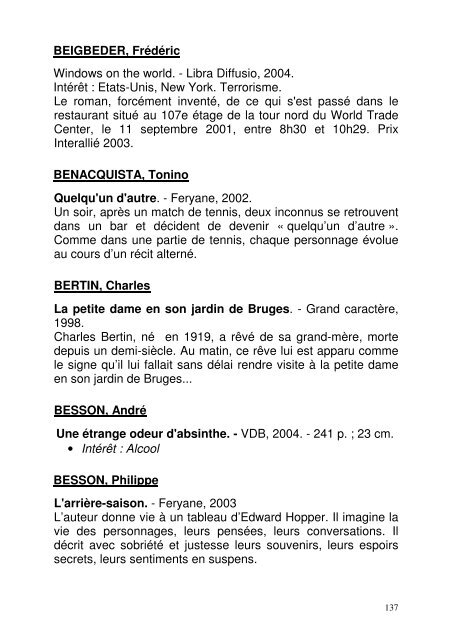 Genre : Terroir