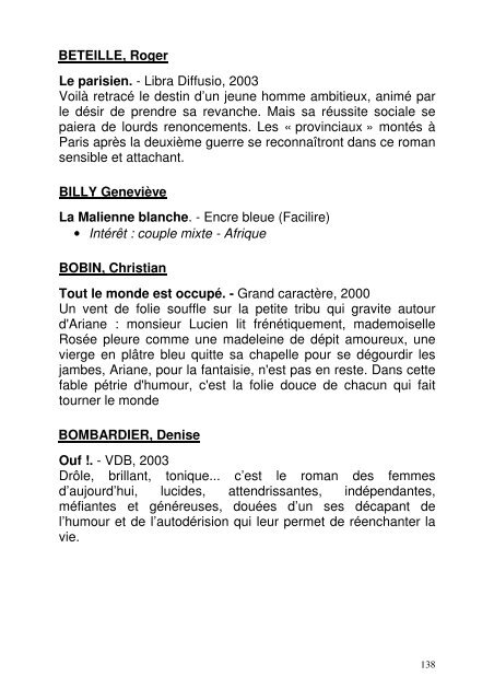 Genre : Terroir
