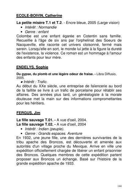 Genre : Terroir