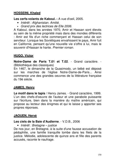Genre : Terroir