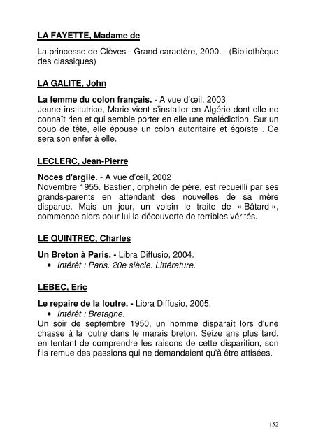 Genre : Terroir