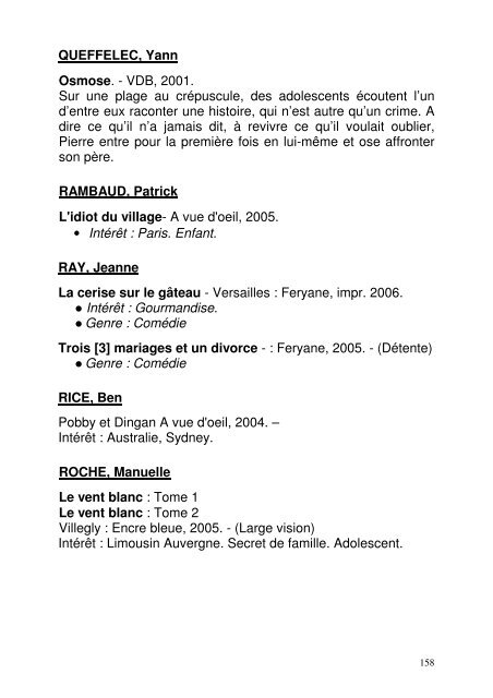 Genre : Terroir