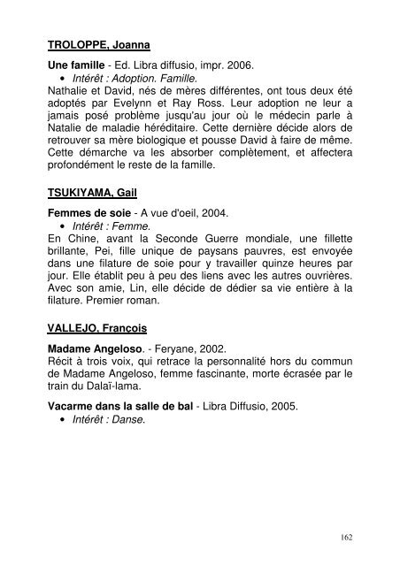 Genre : Terroir