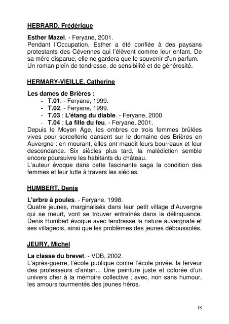 Genre : Terroir
