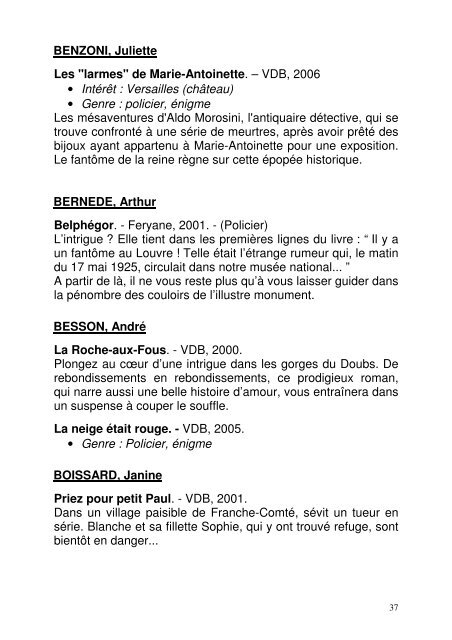 Genre : Terroir