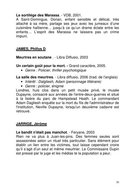 Genre : Terroir