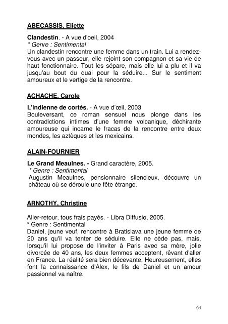 Genre : Terroir