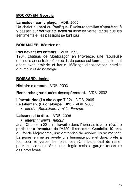 Genre : Terroir