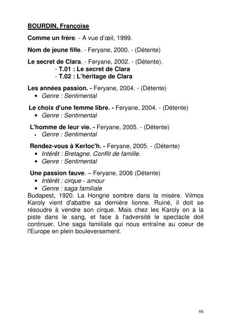 Genre : Terroir
