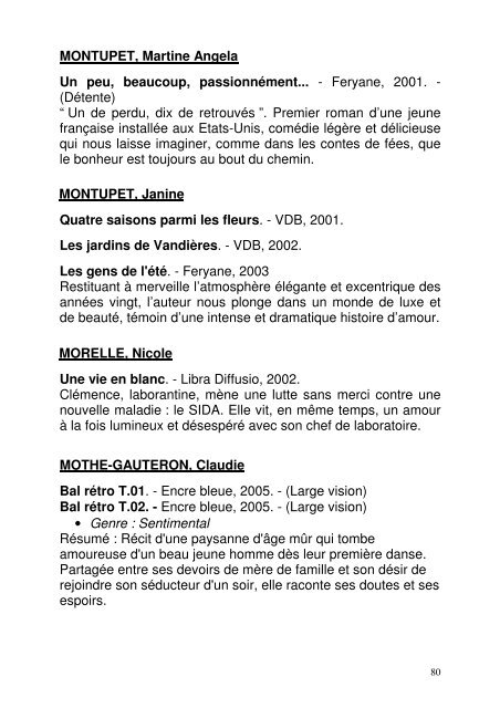 Genre : Terroir