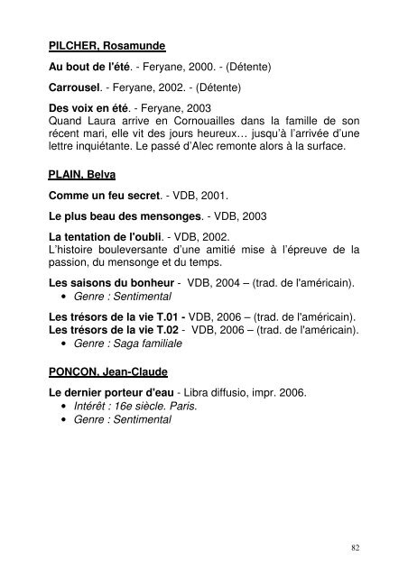 Genre : Terroir