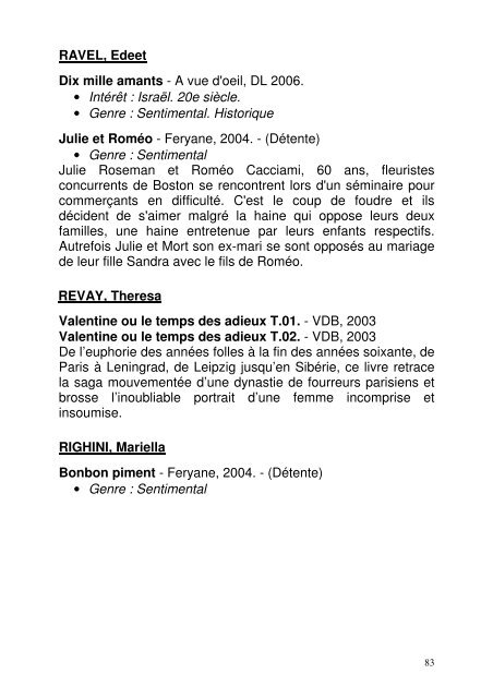 Genre : Terroir