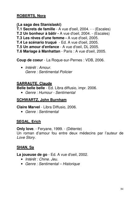 Genre : Terroir