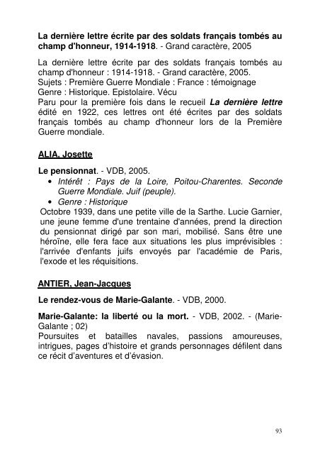 Genre : Terroir