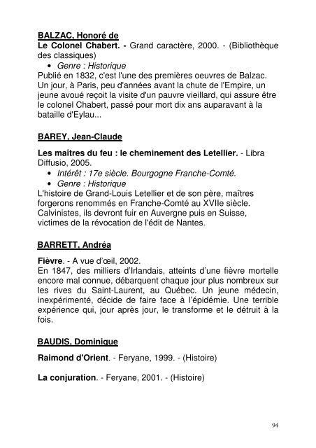 Genre : Terroir