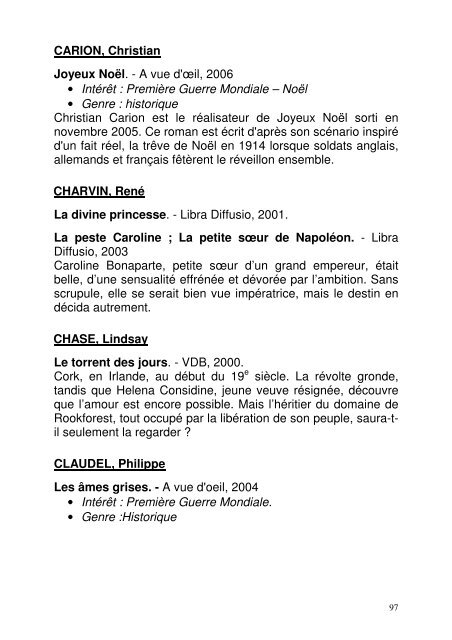 Genre : Terroir