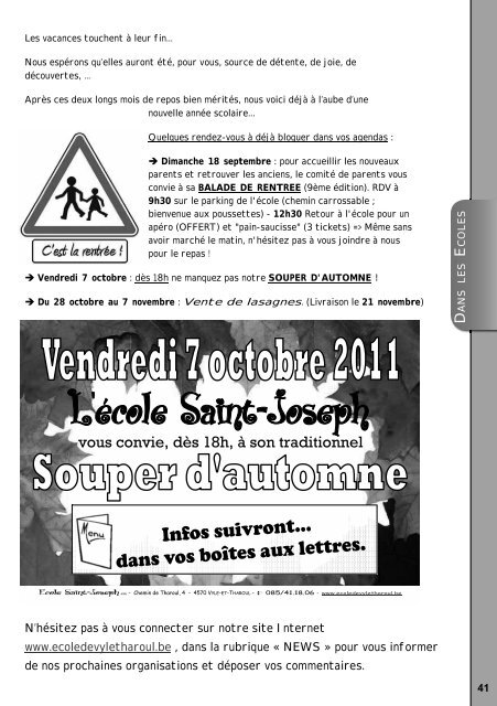 HOP 169 - Septembre 2011 - Centre culturel de Marchin