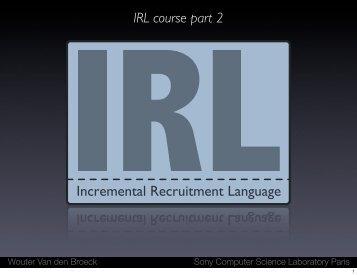 Incremental Recruitment Language