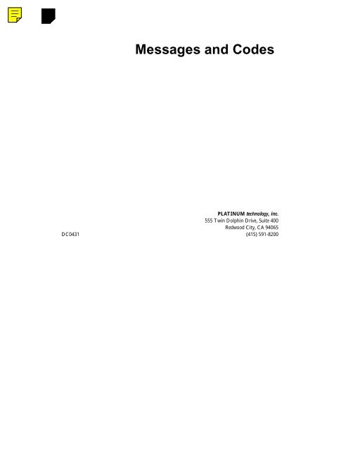 AionDS Messages and Codes Guide