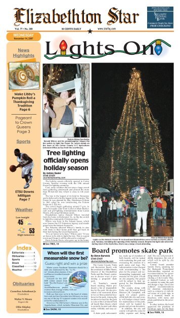 11-14 Wednesday Front - Archives - Elizabethton Star