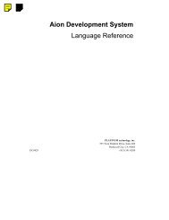 AionDS Language Reference Guide