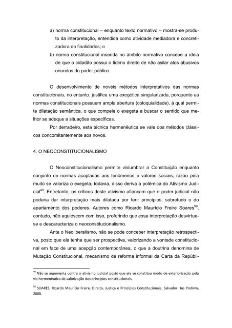 HERMENÊUTICA CONSTITUCIONAL - Artigo Científico