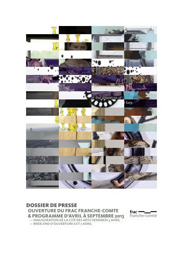 DOSSIER DE PRESSE