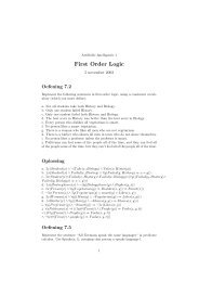 First Order Logic