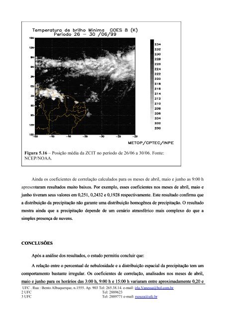 ESTUDO DA NEBULOSIDADE E DAS ... - Artigo Científico