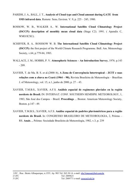 ESTUDO DA NEBULOSIDADE E DAS ... - Artigo Científico