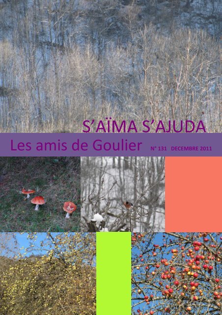 1 Page de garde S'Aima dec 2011 PDF - Les Amis de Goulier