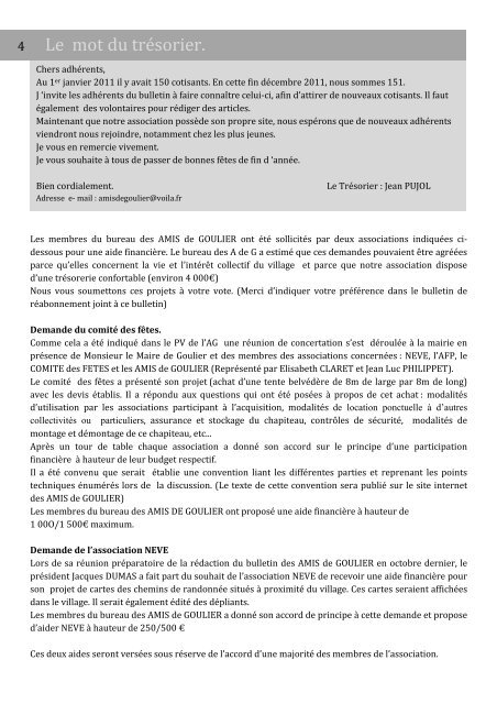 1 Page de garde S'Aima dec 2011 PDF - Les Amis de Goulier