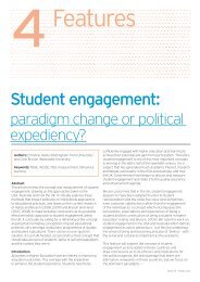 Student engagement: paradigm change or political expediency?