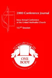 2000 Iowa Conference Journal