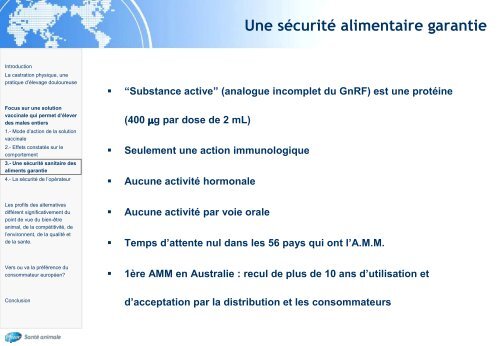 L'immunocastration chez le porcelet - Académie Vétérinaire de France