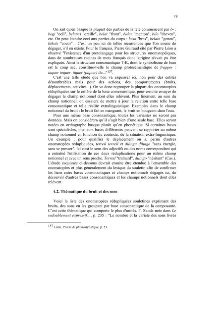 les onomatopées rédupliquées en basque souletin - Artxiker - CNRS