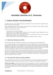 GemSafe Libraries v4.2 Overview - ASC