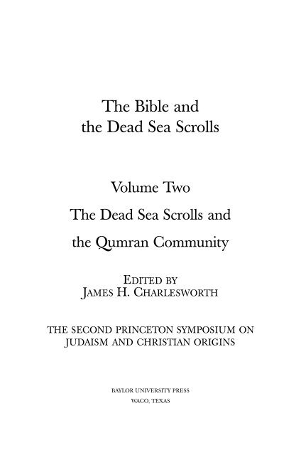 the-bible-and-the-dead-sea-scrolls