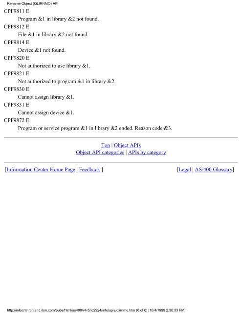 Data Queue APIs--Categories - FTP Directory Listing - IBM