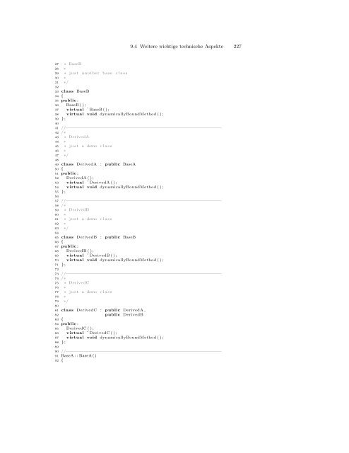 Softwareentwicklung in C++ - ASC