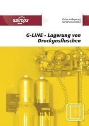 G-LINE - Lagerung von Druckgasflaschen - Asecos GmbH