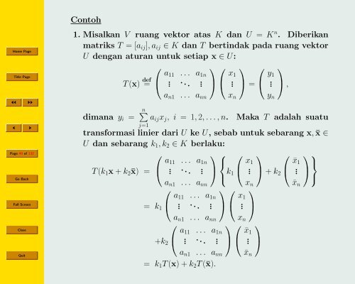 Aljabar Linear