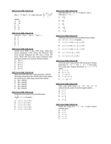 smk akuntansi kelas semester x 1 soal matematika kelas Bank soal xi pembahasan semester 2 smk