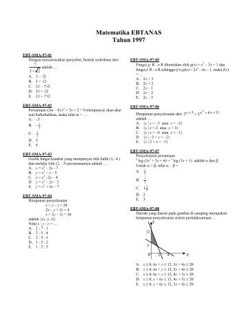 Soal pilihan ganda induksi matematika kelas 11