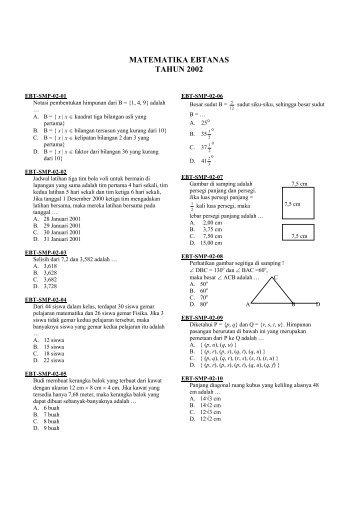 soal Pelajaran sekolah prediksi soal usbn matematika kelas  Soal latihan matematika kelas 6