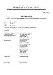Sitzungsprotokoll vom 27.6.2011 (109 KB) - .PDF - Aspang-Markt