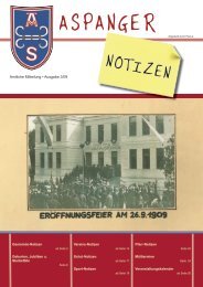 Aspanger Notizen Herbst 2009 (6,90 MB) - Aspang-Markt